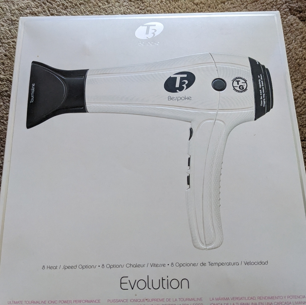 Evolution t3 blow dryer, new in box